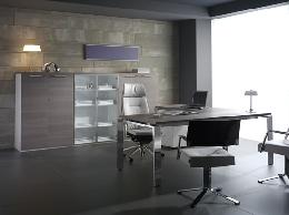 Muebles de oficina a medida de aluminio y madera Muebles de oficinas
